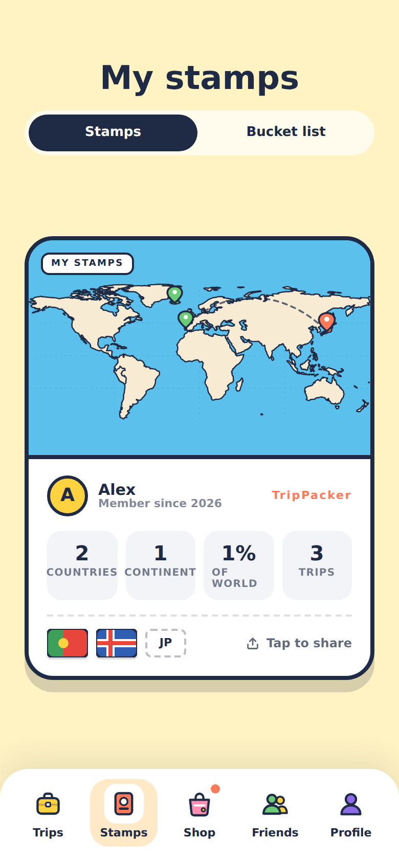 Passport screen